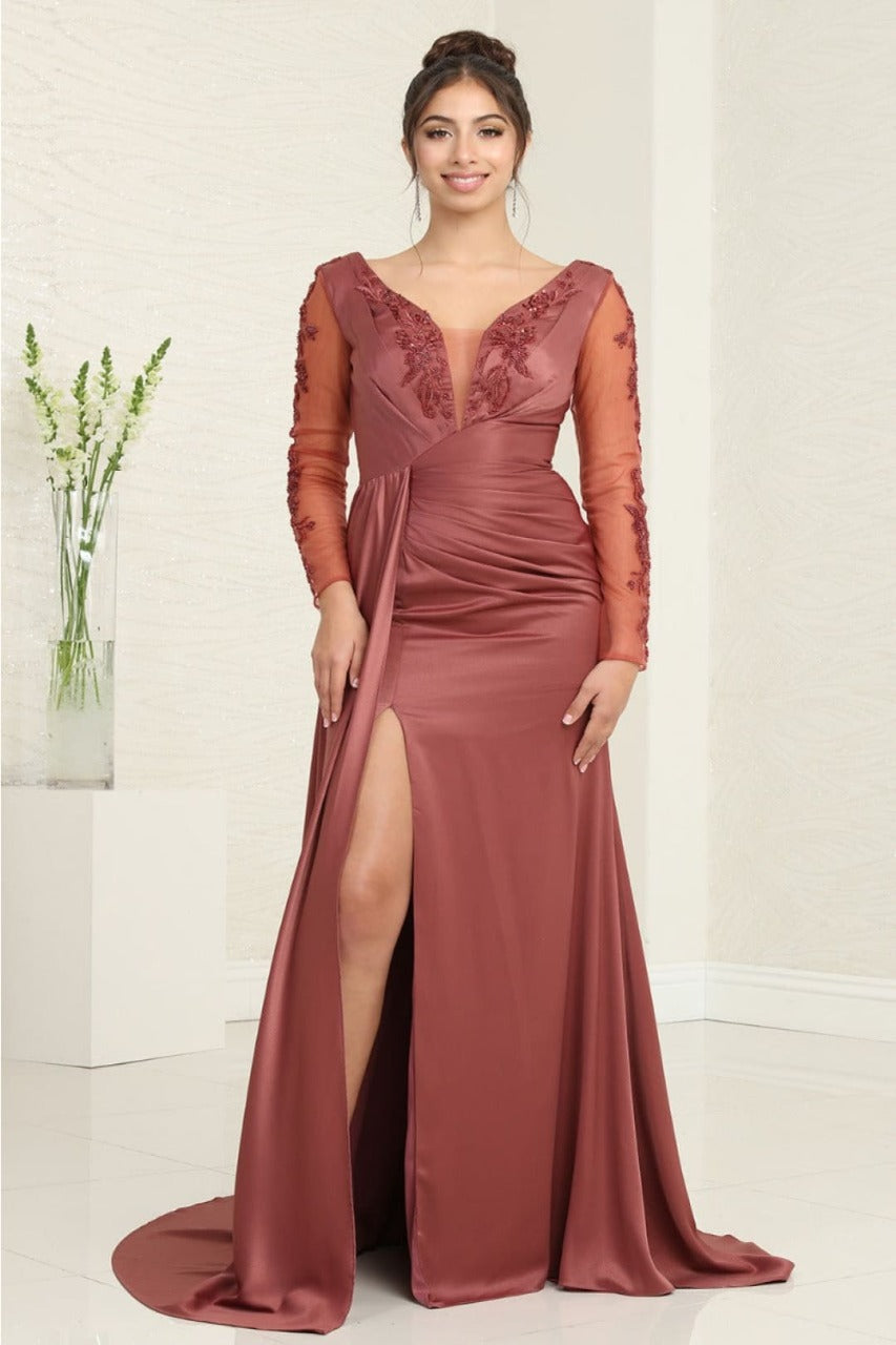 may-queen-mq2008-beaded-embellished-sheer-long-sleeve-side-sash-dress-brick-6-10-12-14-16-18-formaldressshops-688.jpg